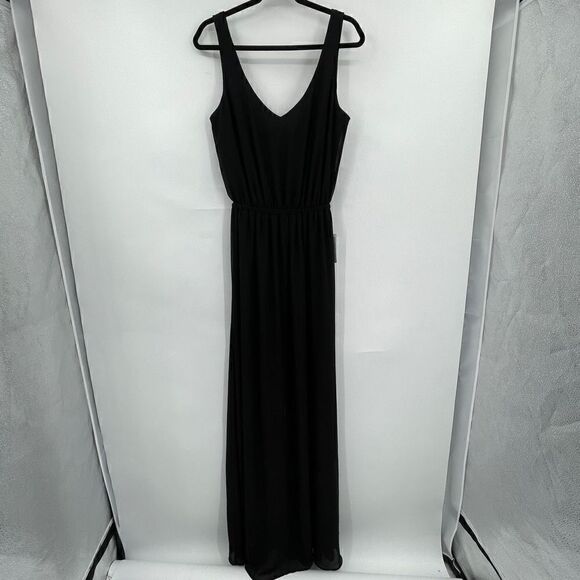 Show Me Your Mumu Black Long Sleeveless Kendall Maxi Dress Medium - Picture 1 of 10